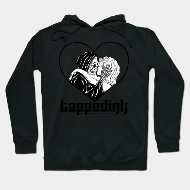 Kiss of death Hoodie by Tapped ink